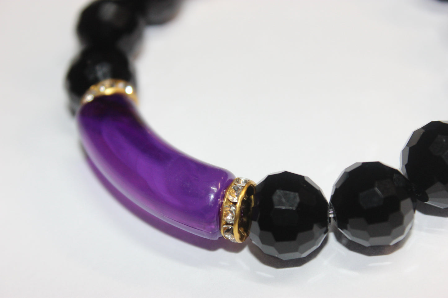 Black/Purple/Gold Black Ice Bracelet