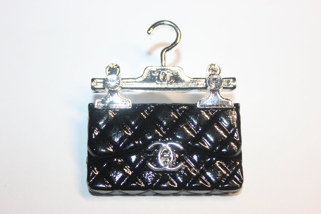 Black & Silver Brooch Pin