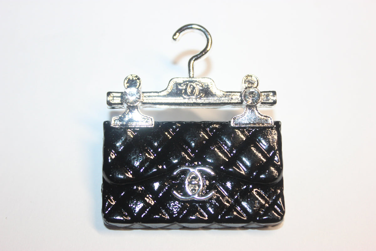 Black & Silver Brooch Pin