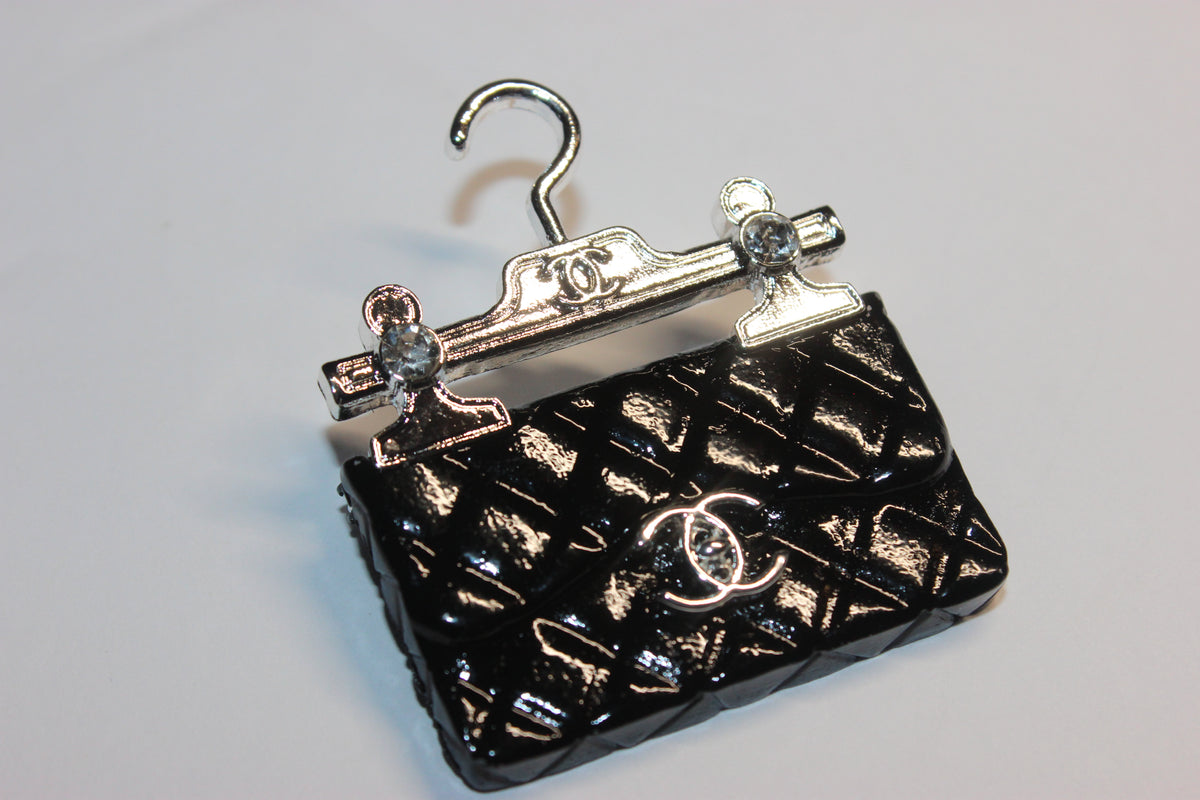 Black & Silver Brooch Pin