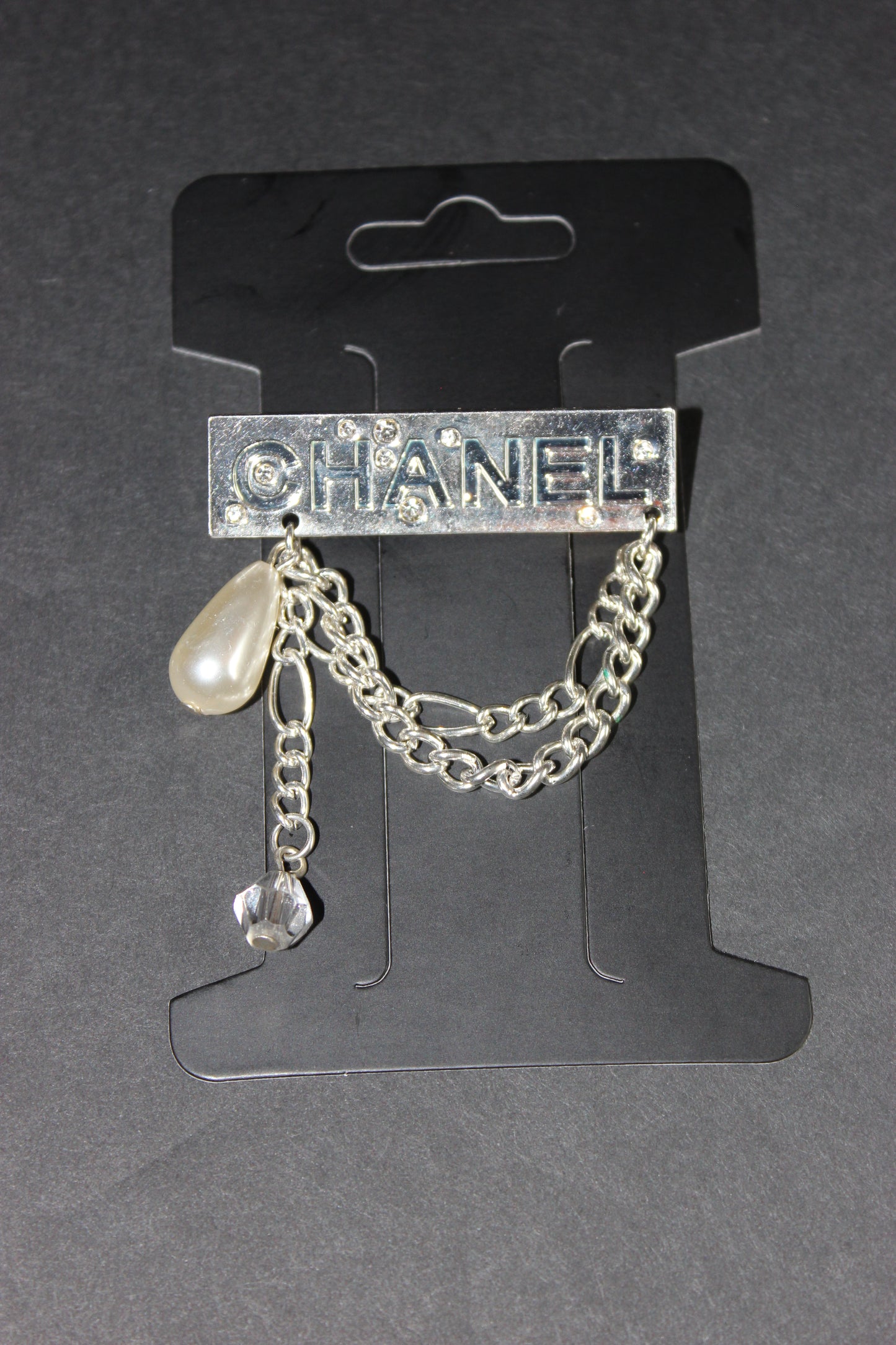 Silver & Pearl Brooch Pin