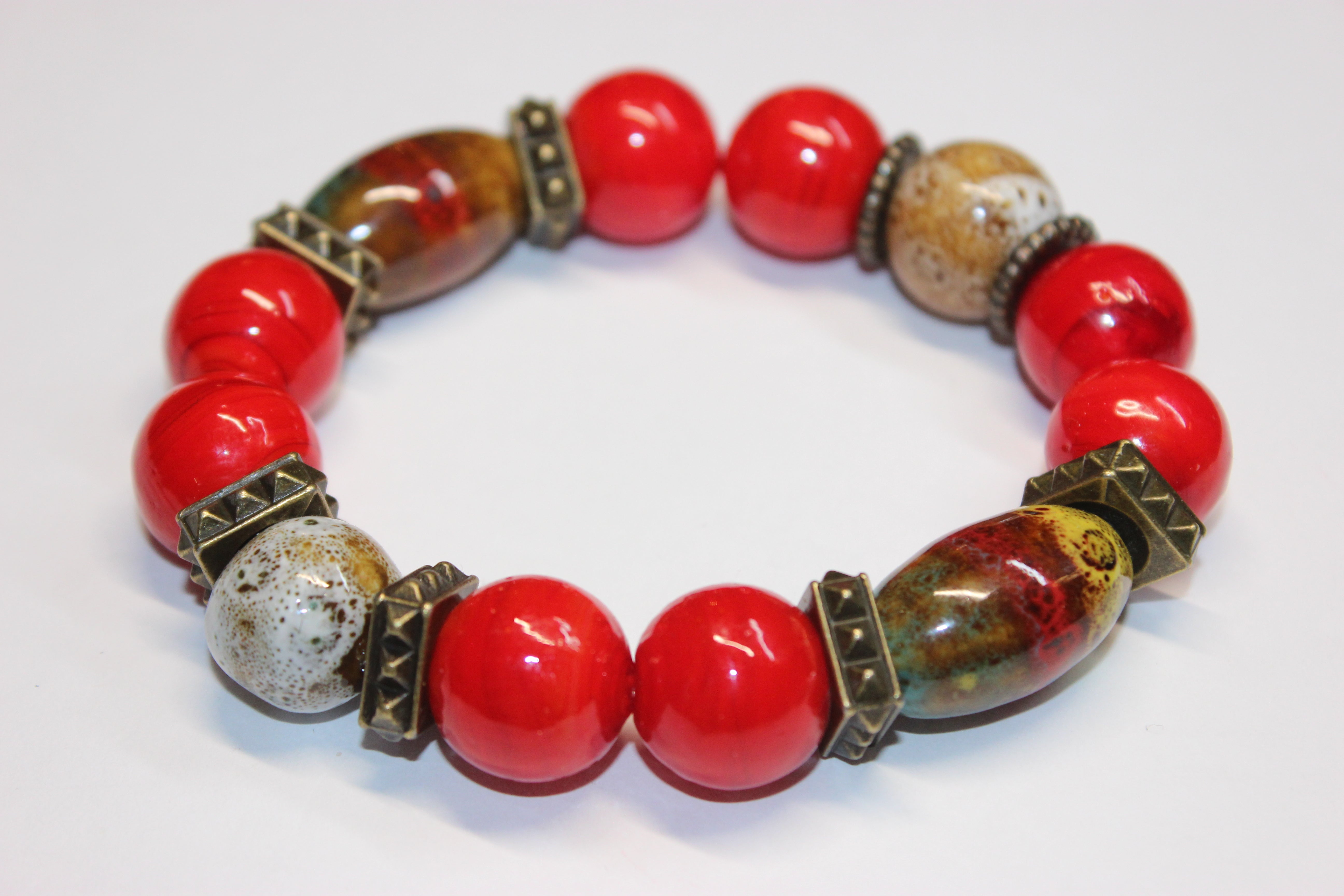 Multicolored Gemstone Bracelet