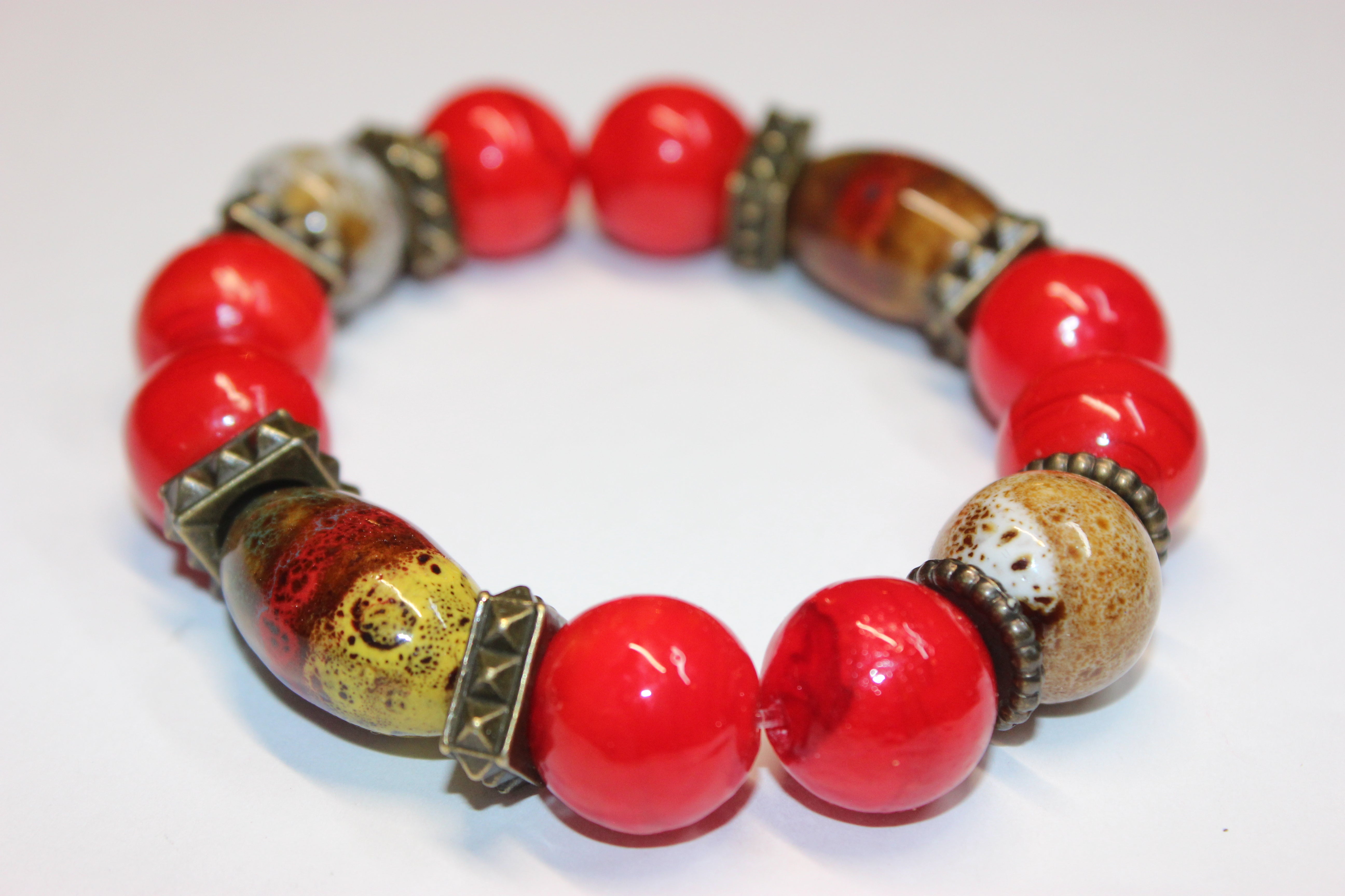 Multicolored Gemstone Bracelet