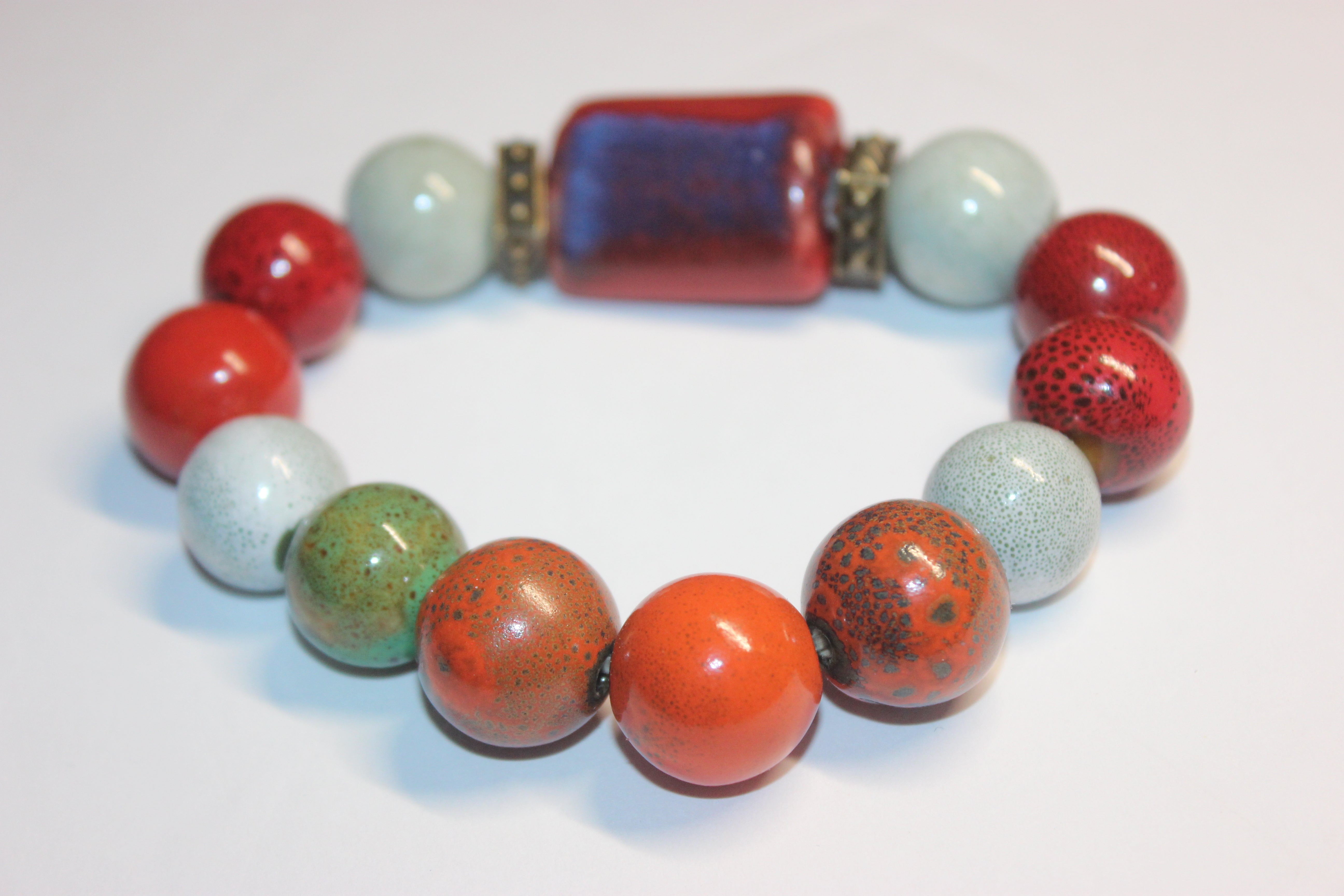 Multicolored Gemstone Bracelet