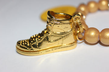 Mustard & Gold Charm Bracelet (1)