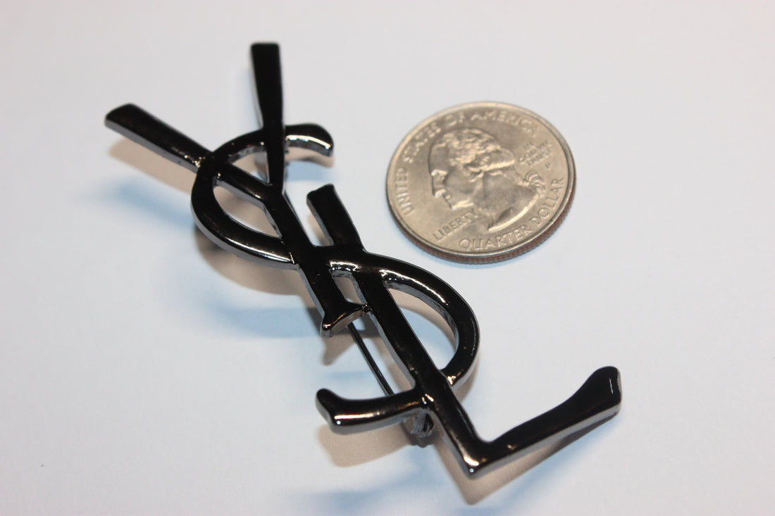 Black Brooch Pin