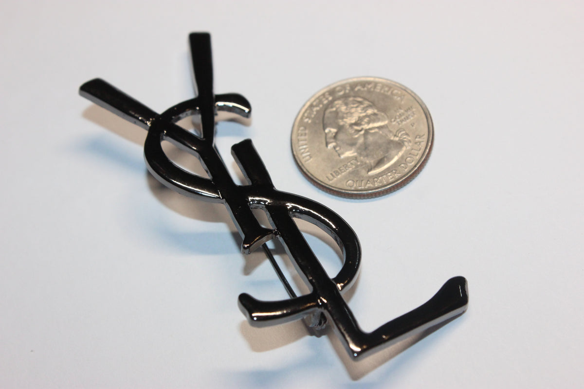 Black Brooch Pin
