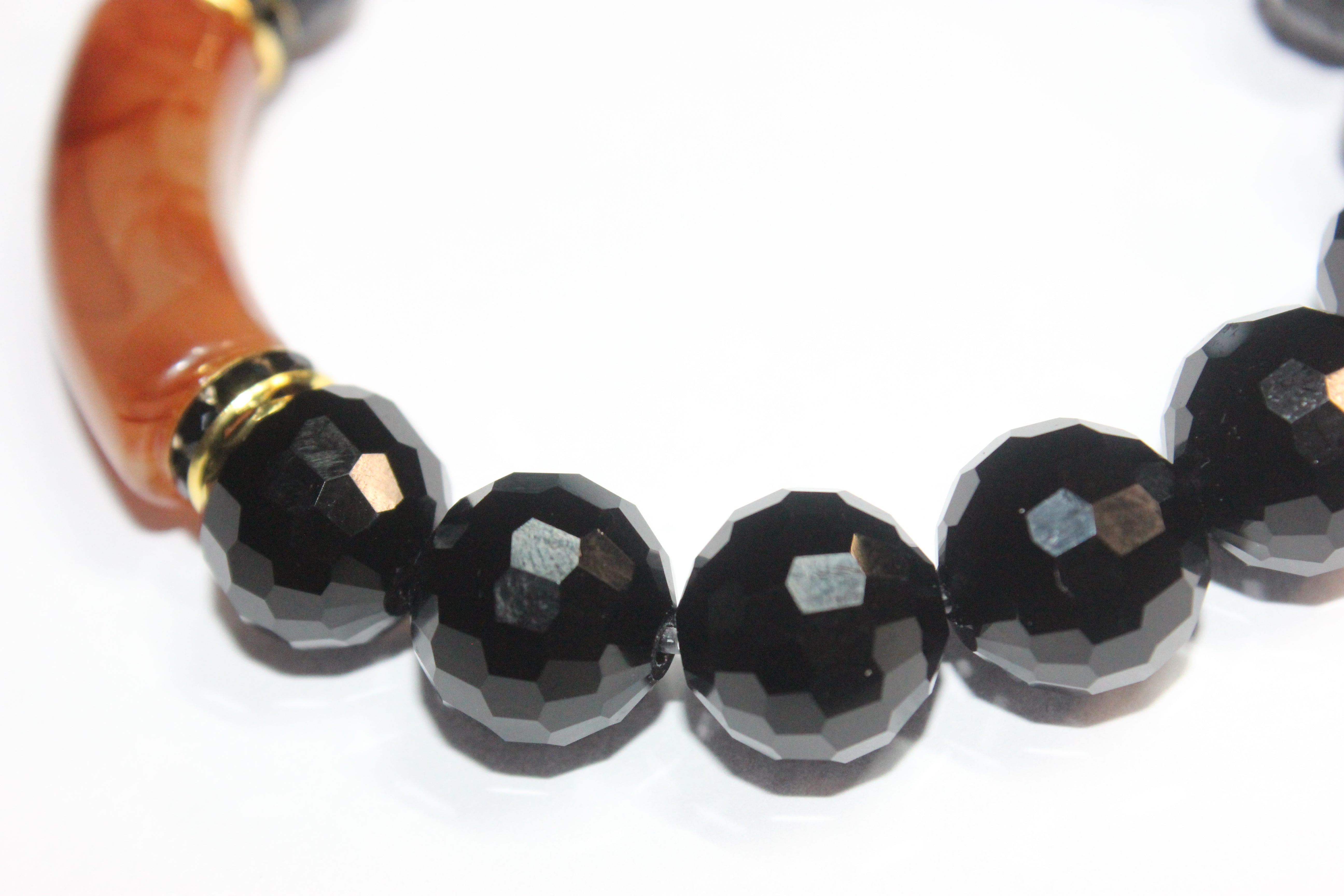 Black/Brown/Gold Black Ice Bracelet