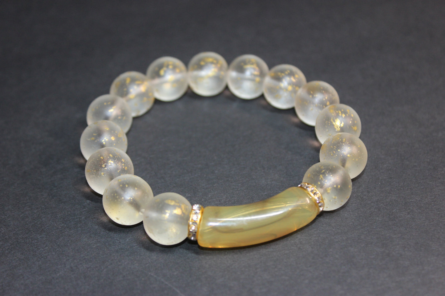 Shades Of Golden Earth-Toned Gemstone Bracelet