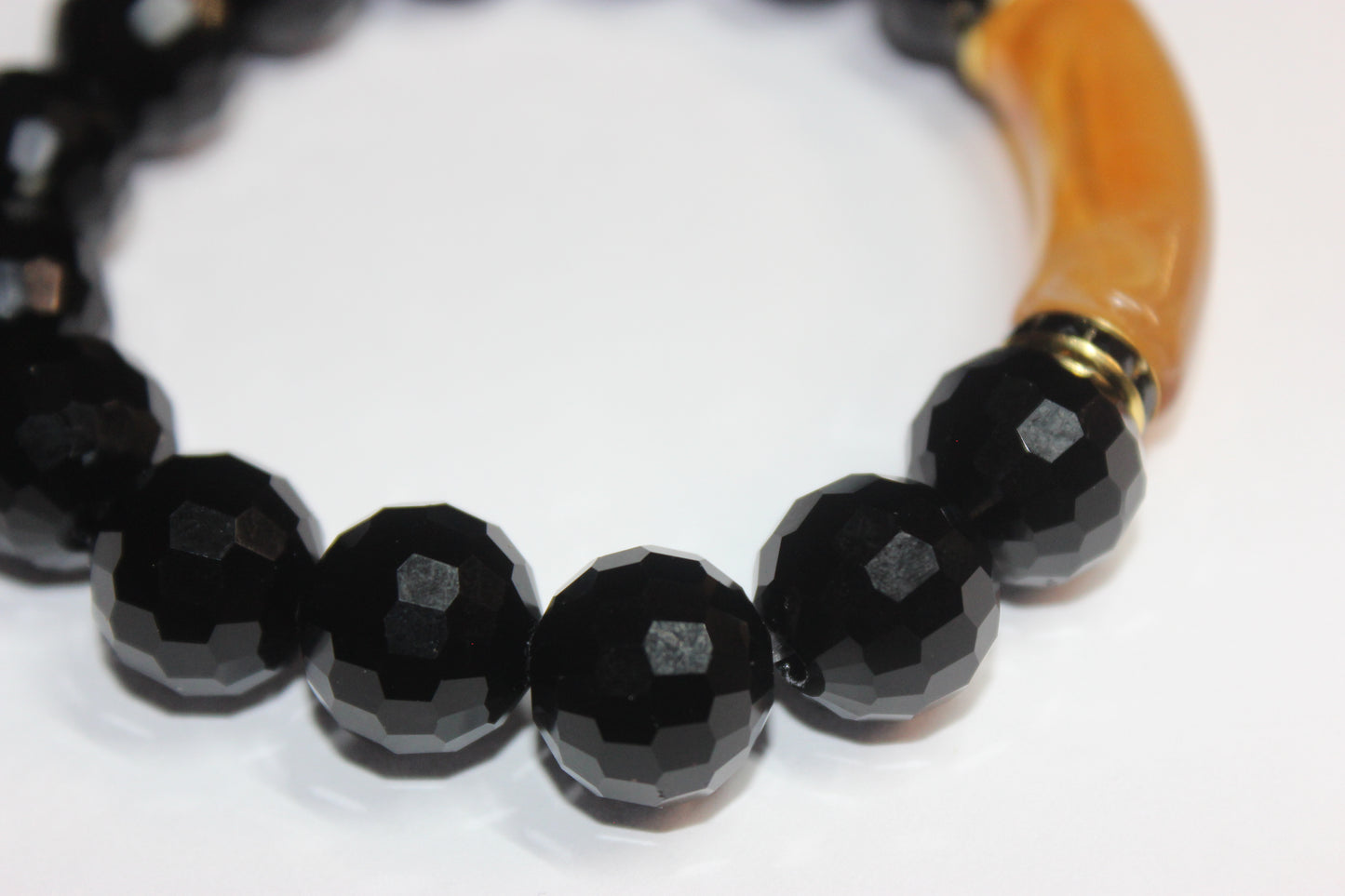 Topaz Marble/Gold Black Ice Bracelet