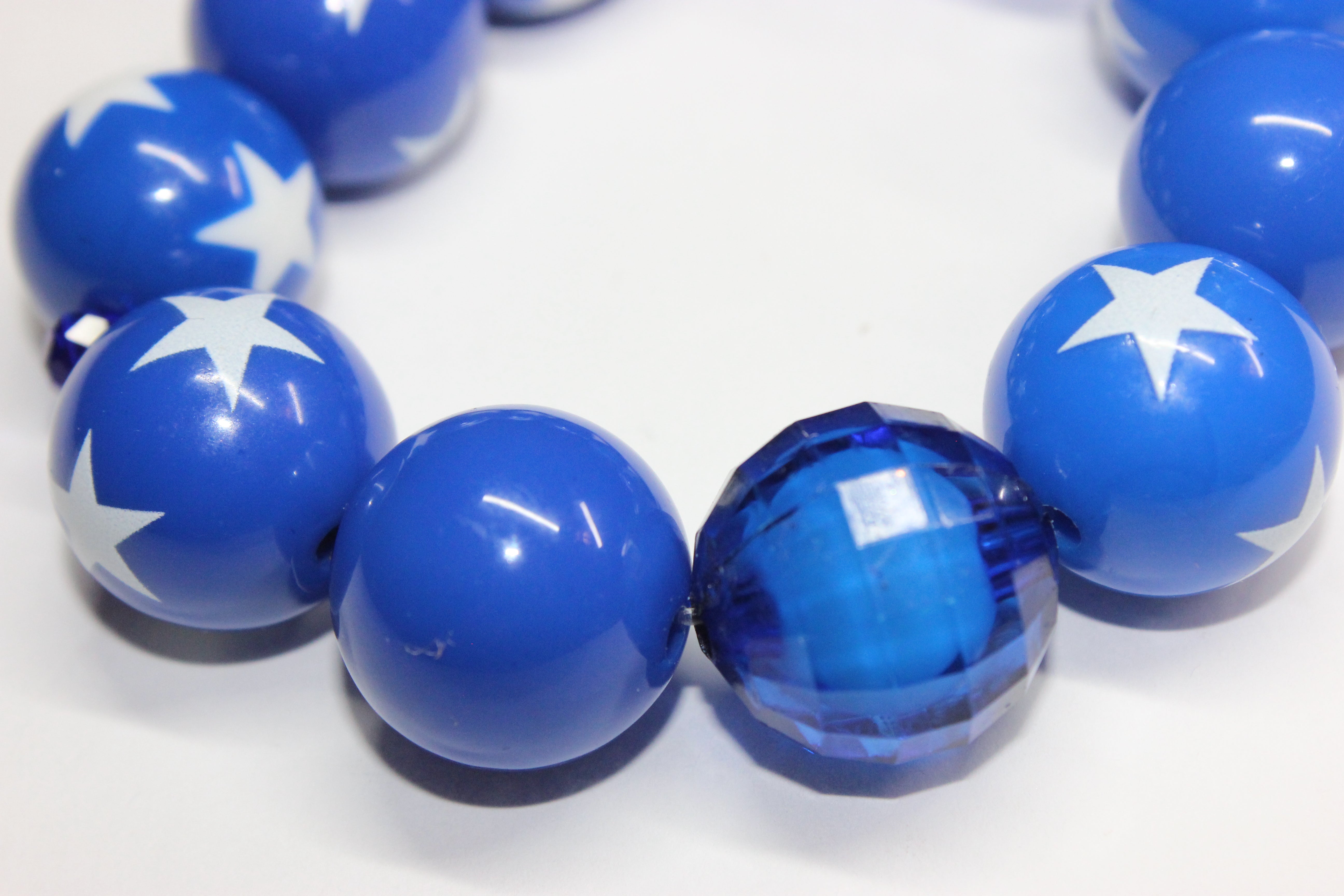Large Blue & White Bracelet