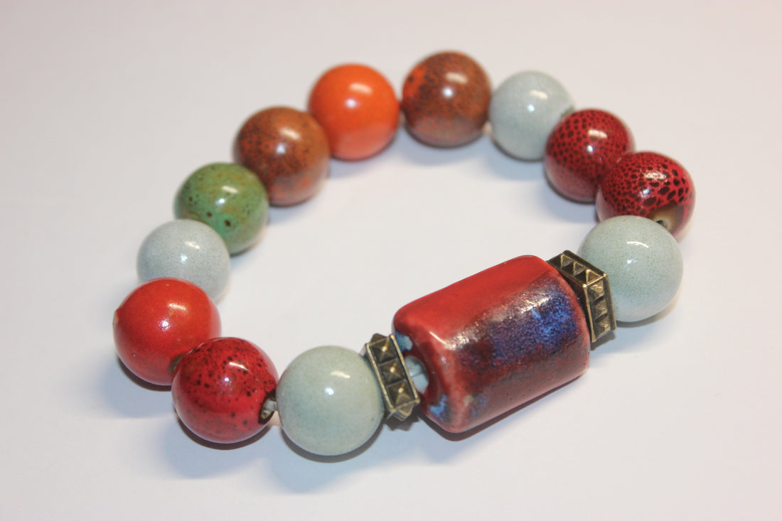 Multicolored Gemstone Bracelet