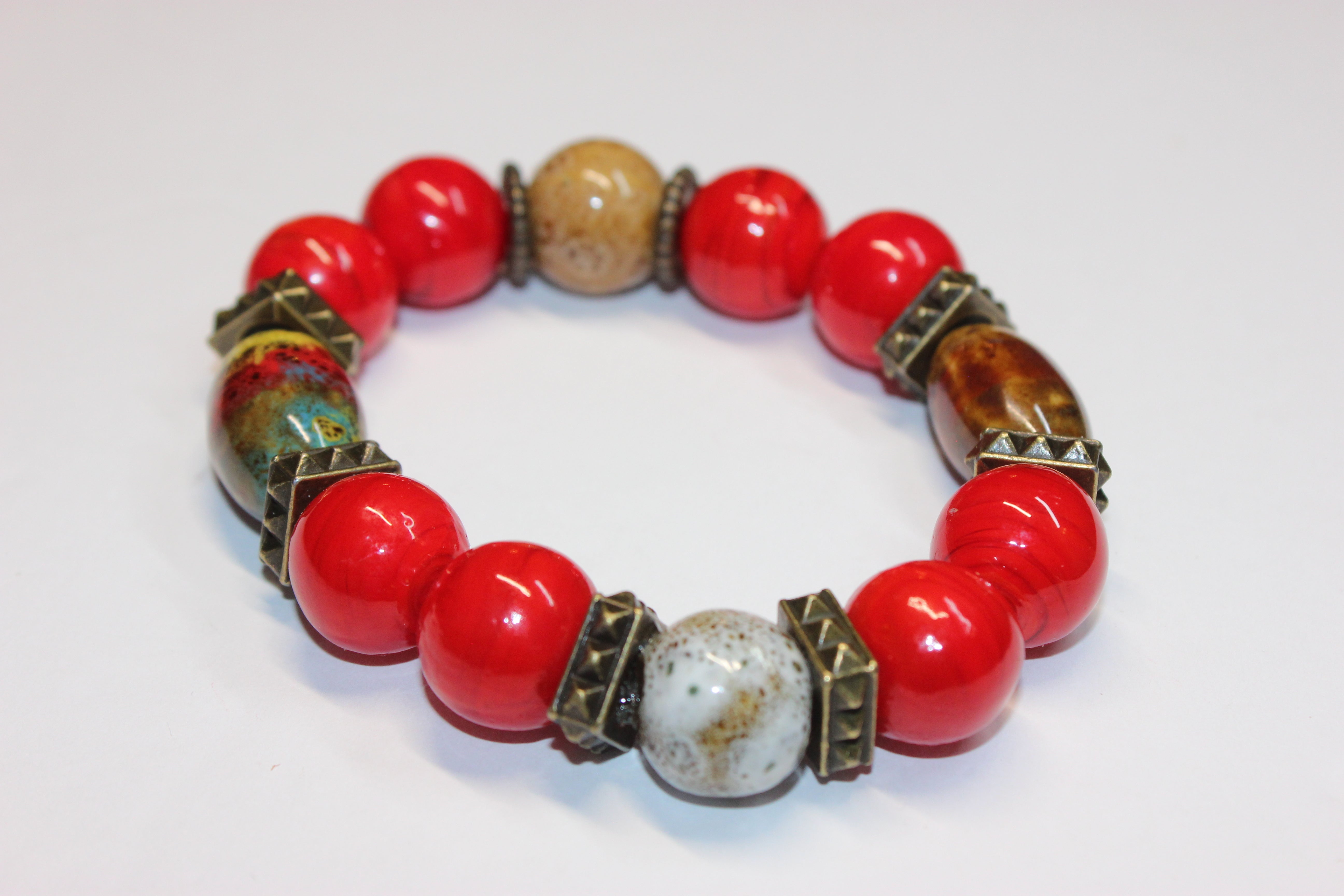 Multicolored Gemstone Bracelet