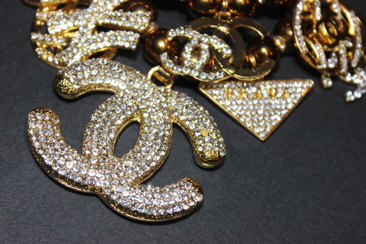2 Piece Sìrai Gold Charm Bracelet Set