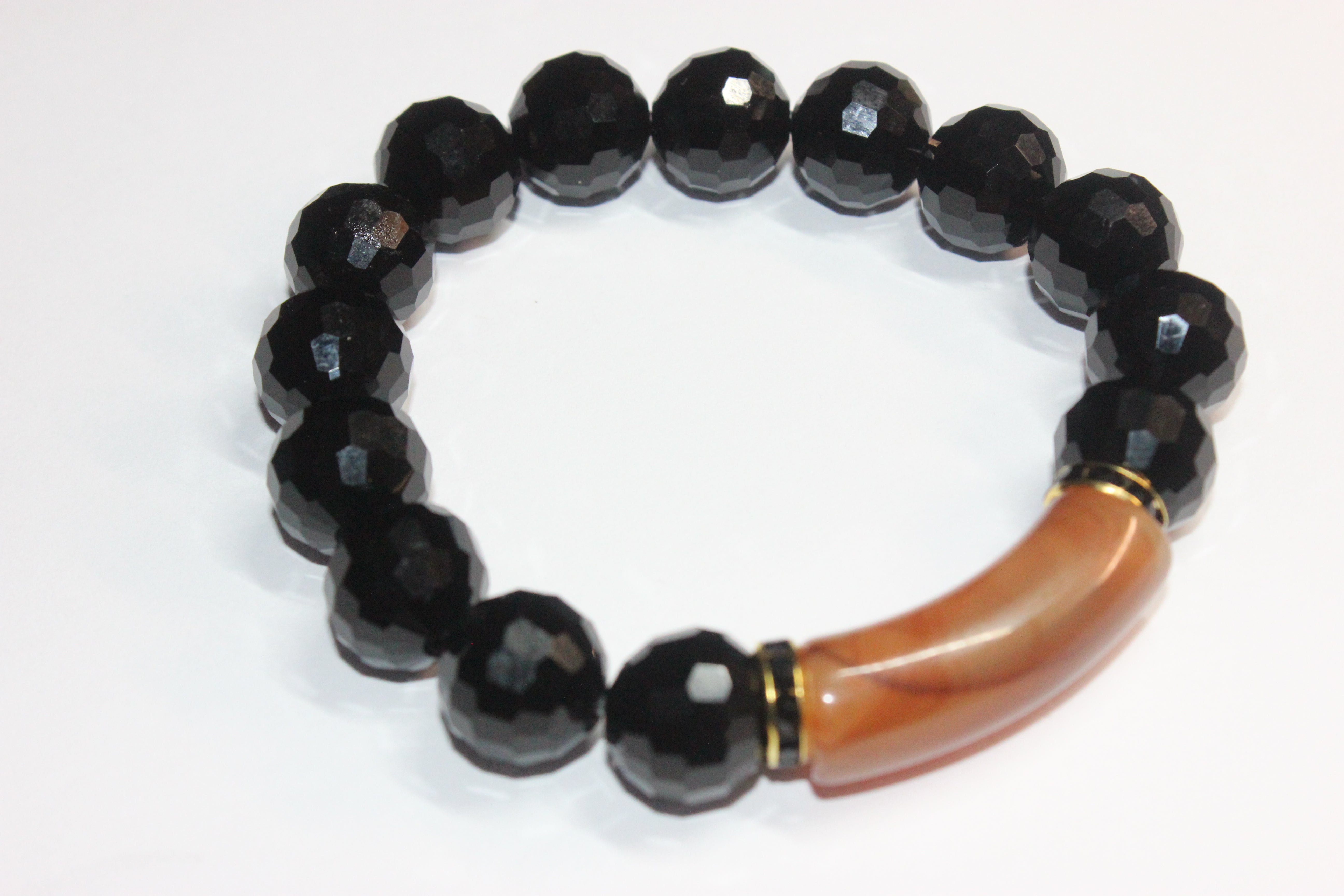 Black/Brown/Gold Black Ice Bracelet