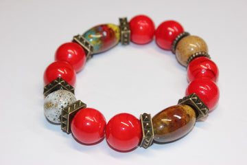 Multicolored Gemstone Bracelet