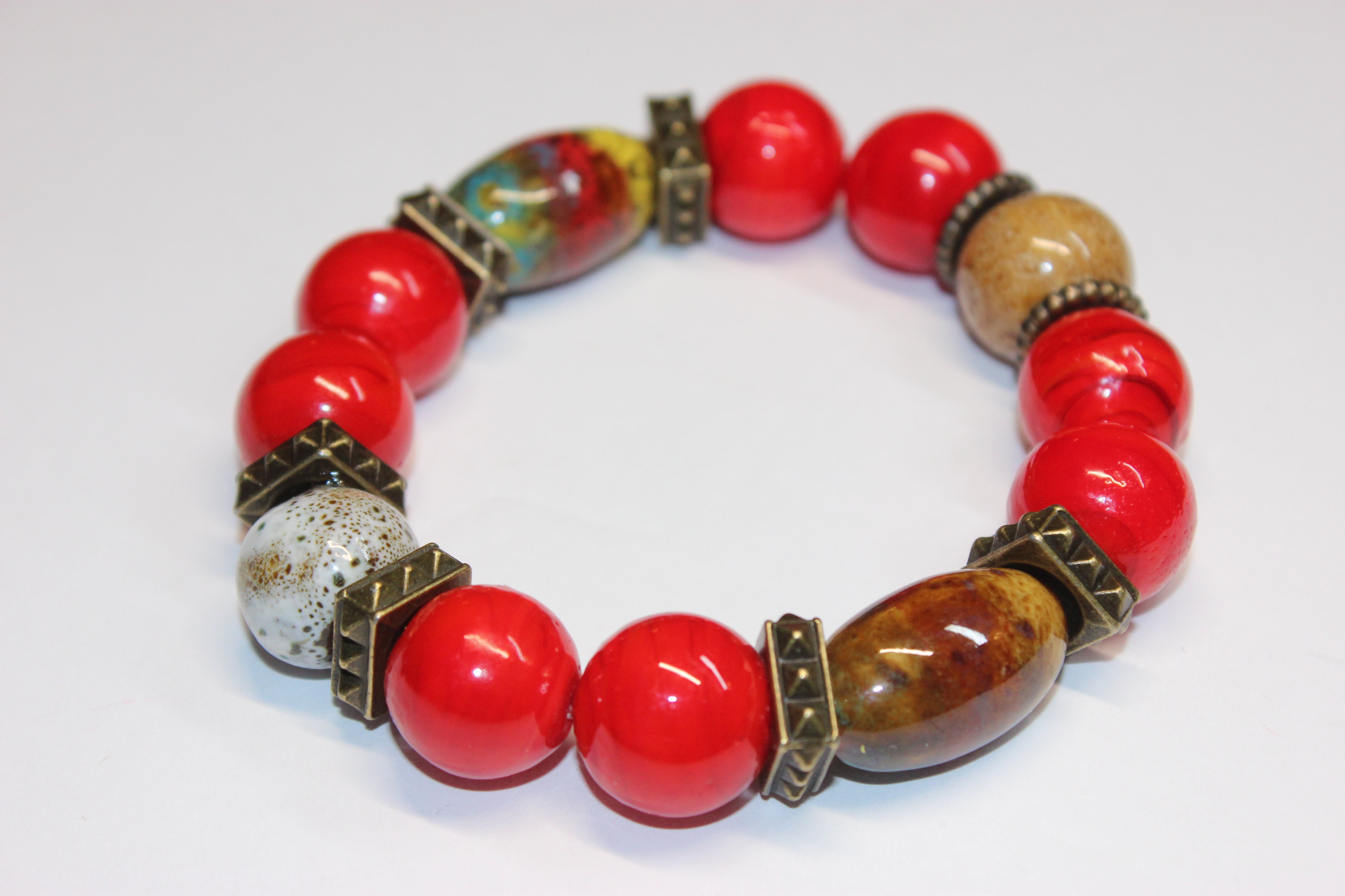 Multicolored Gemstone Bracelet