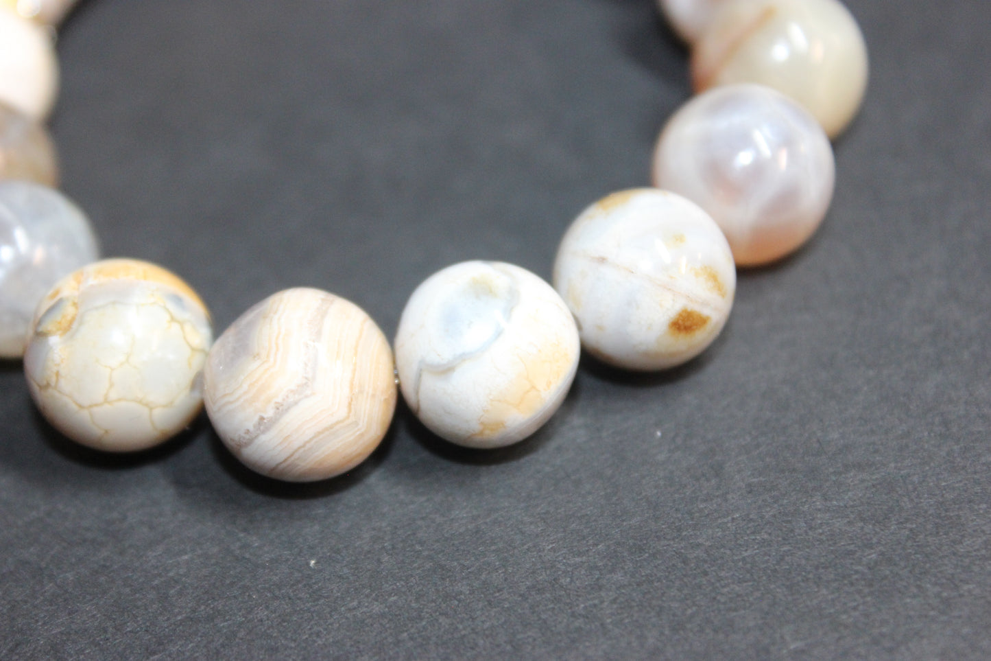Beige/Tan/Gold Marble Earth-tone Bracelet