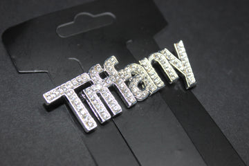 Silver Rhinestone Brooch Pin