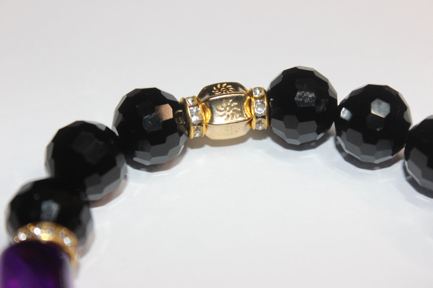 Black/Purple/Gold Black Ice Bracelet