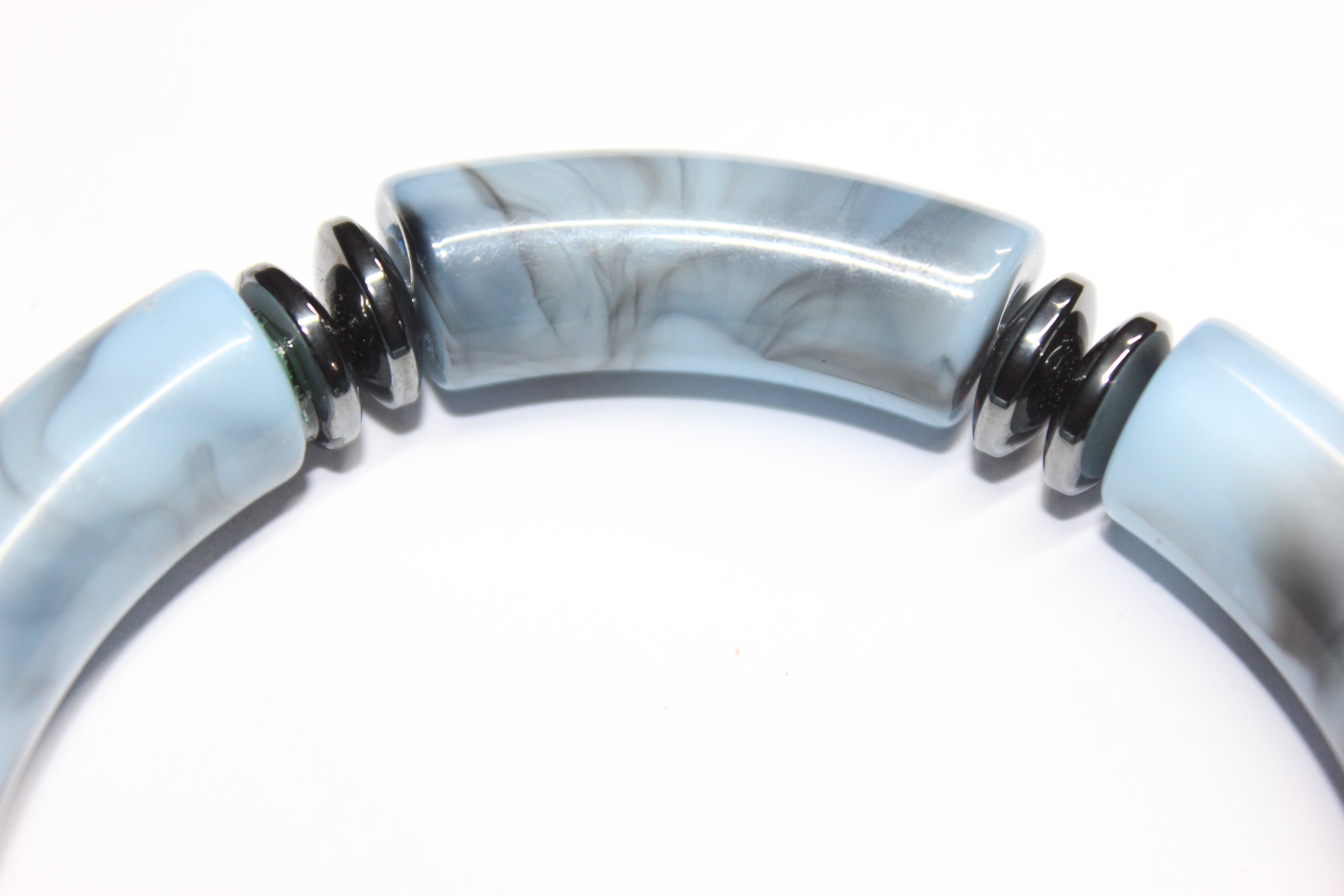 Shades Of Marble Blue & Black Onré Bracelet
