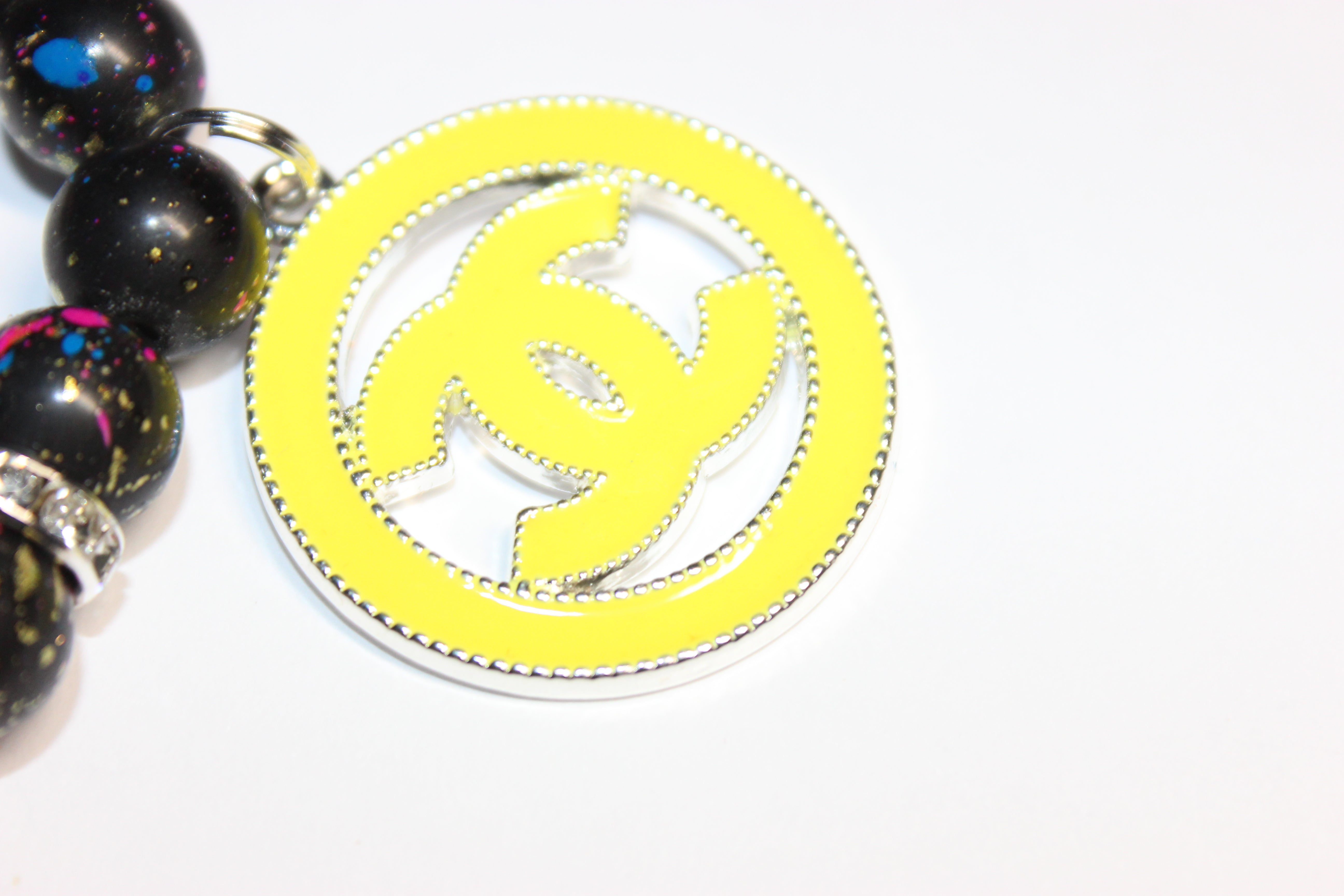 Black & Yellow Charm Bracelet (1)
