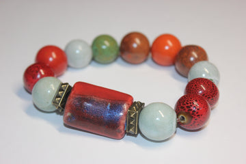 Multicolored Gemstone Bracelet