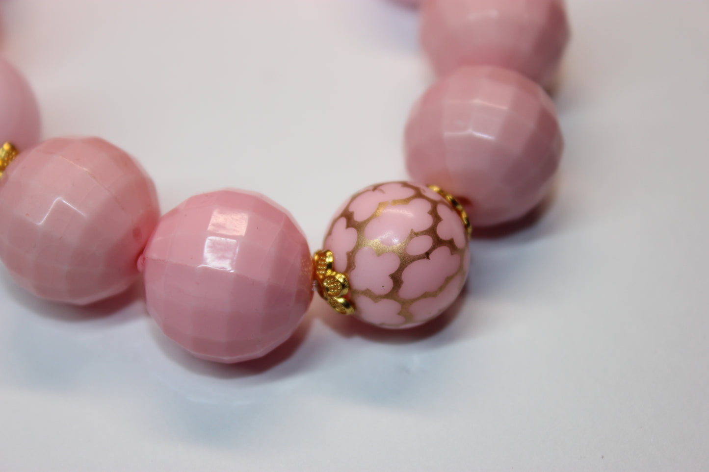 Pink & Gold Bracelet