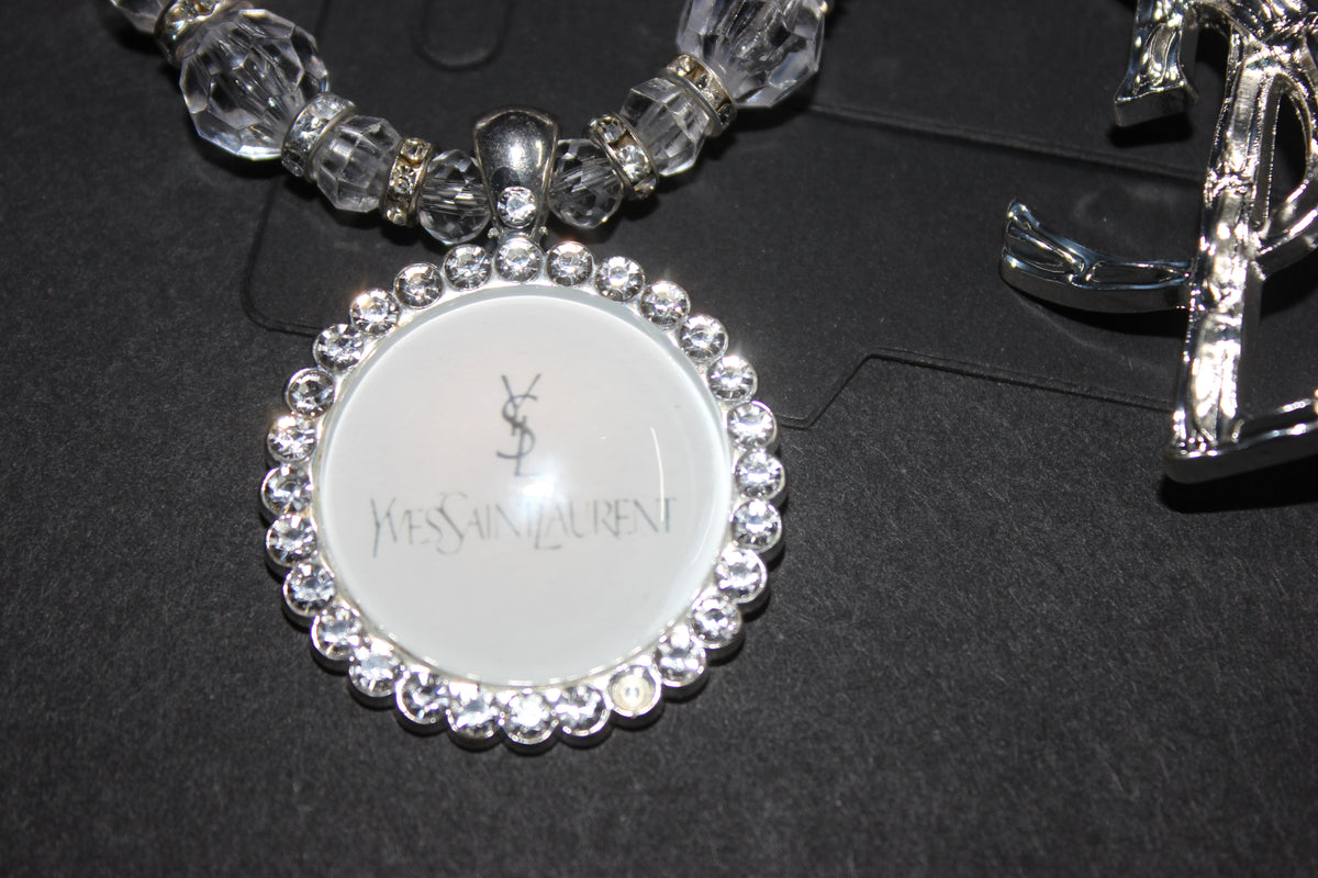 White Pearl Charm Bracelet (Silver)