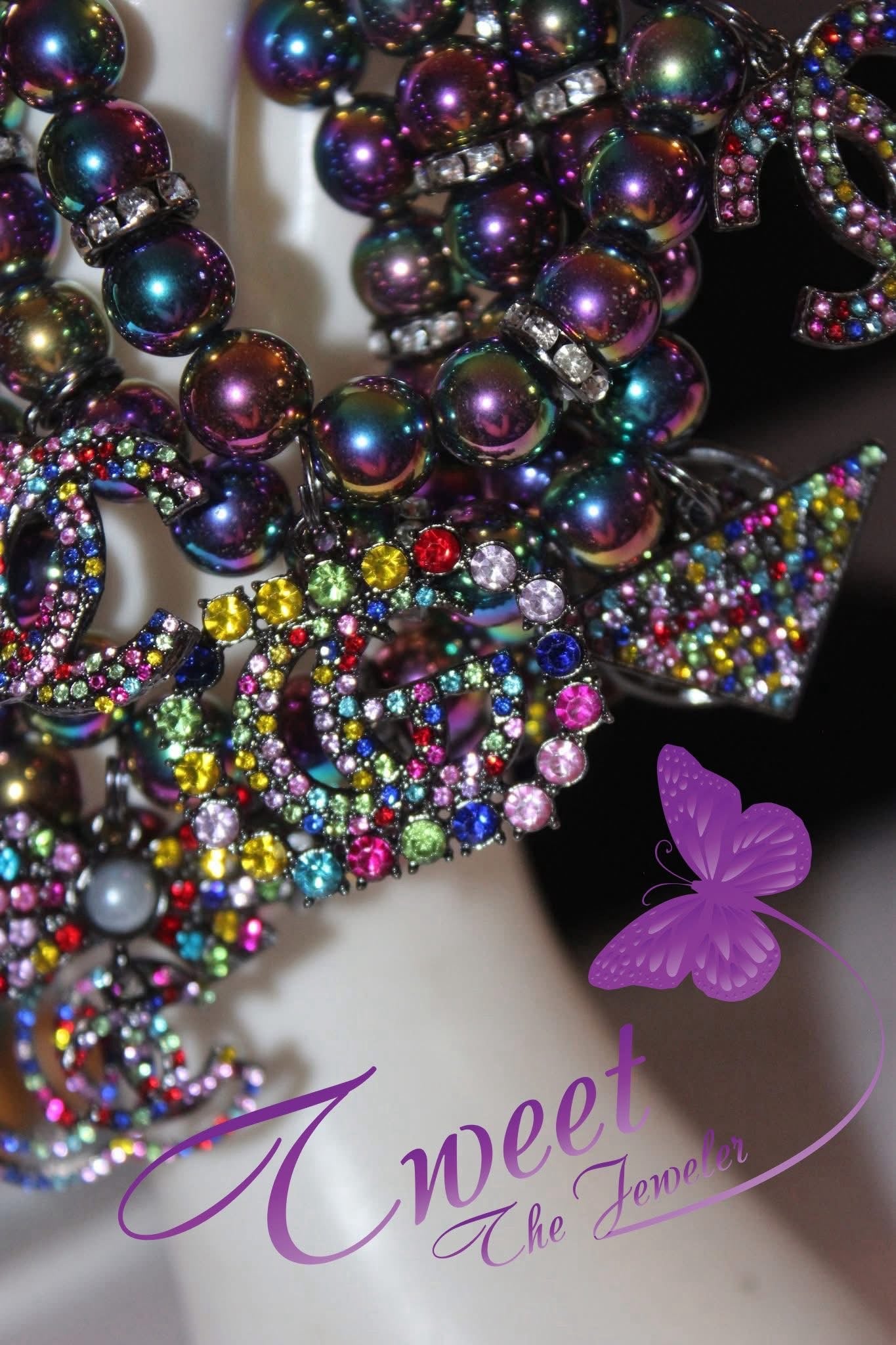 4 Piece Multicolored Charm Bracelet Set