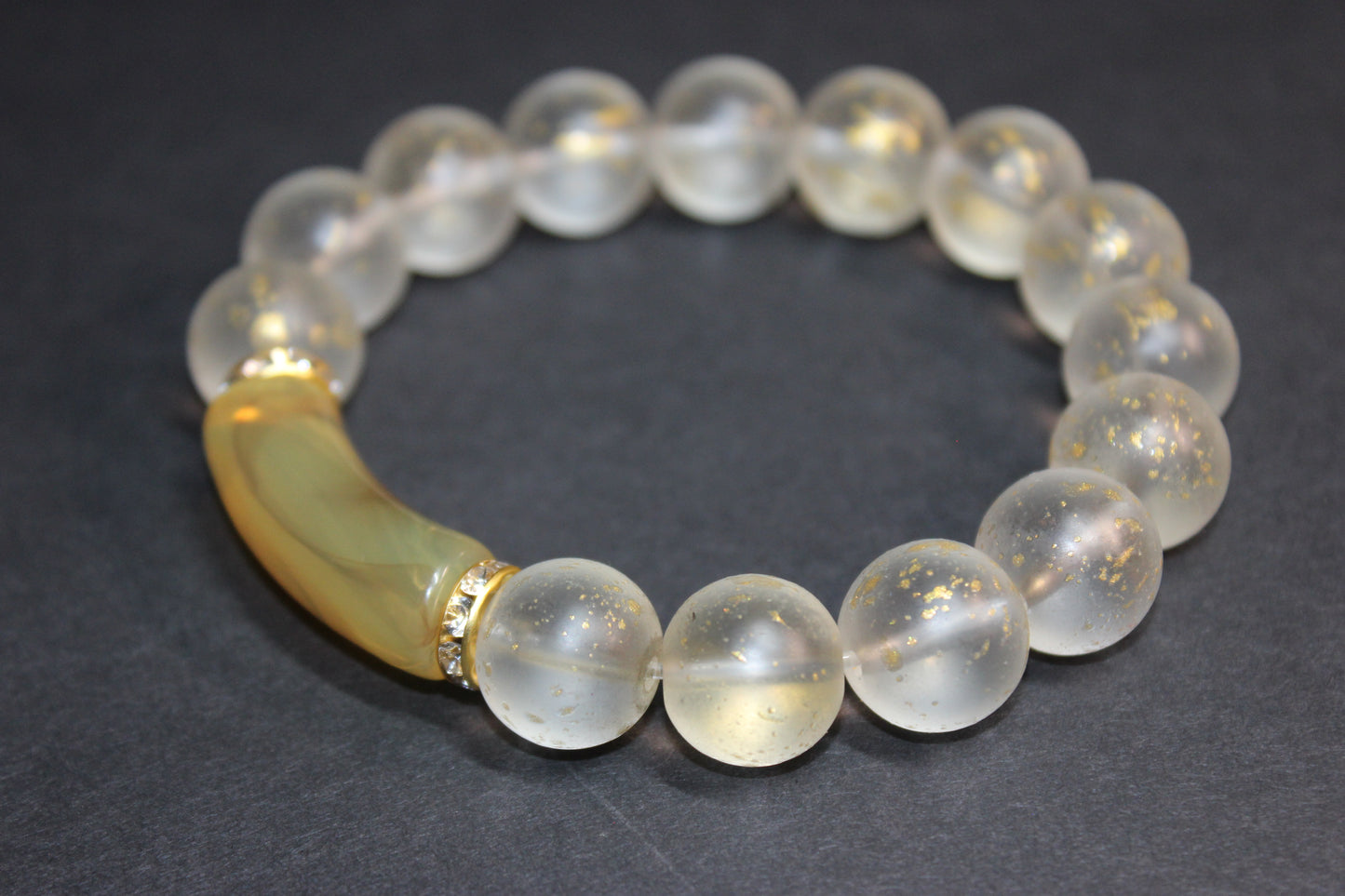Shades Of Golden Earth-Toned Gemstone Bracelet
