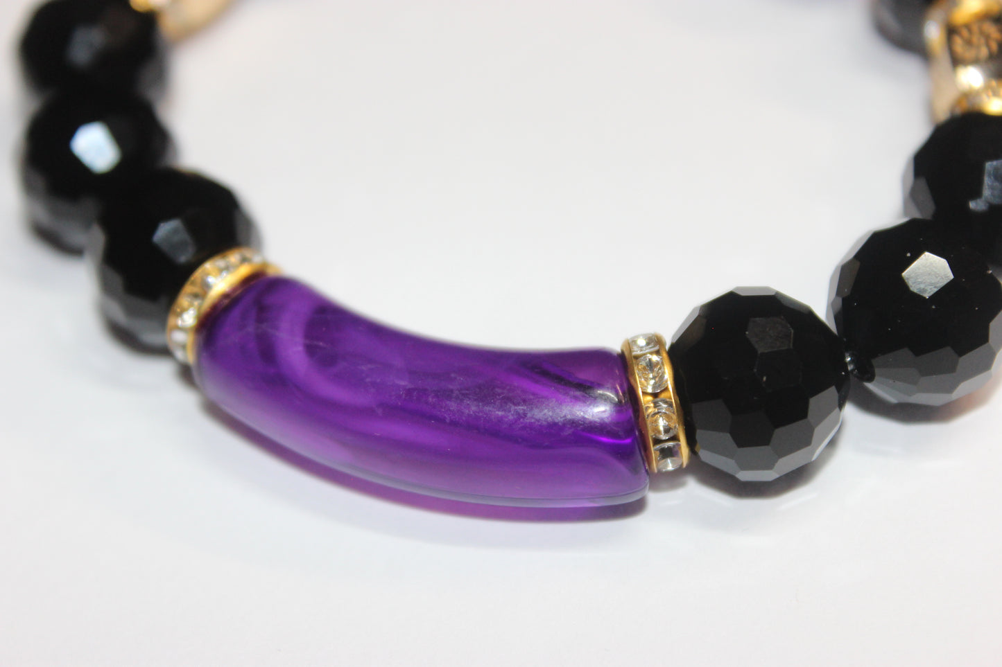 Black/Purple/Gold Black Ice Bracelet
