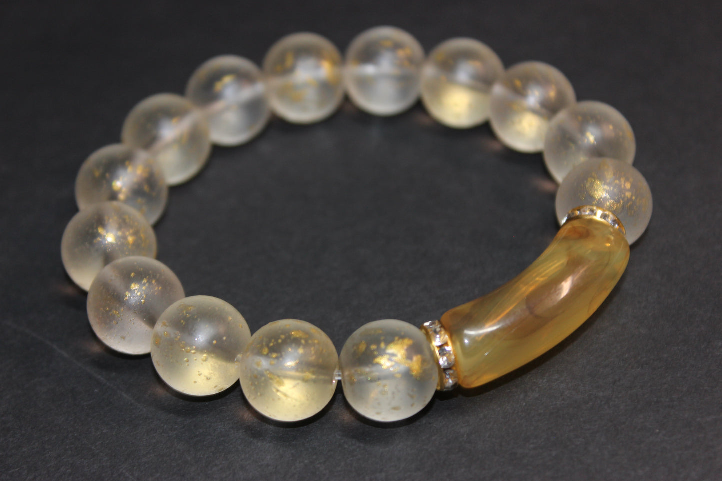 Shades Of Golden Earth-Toned Gemstone Bracelet