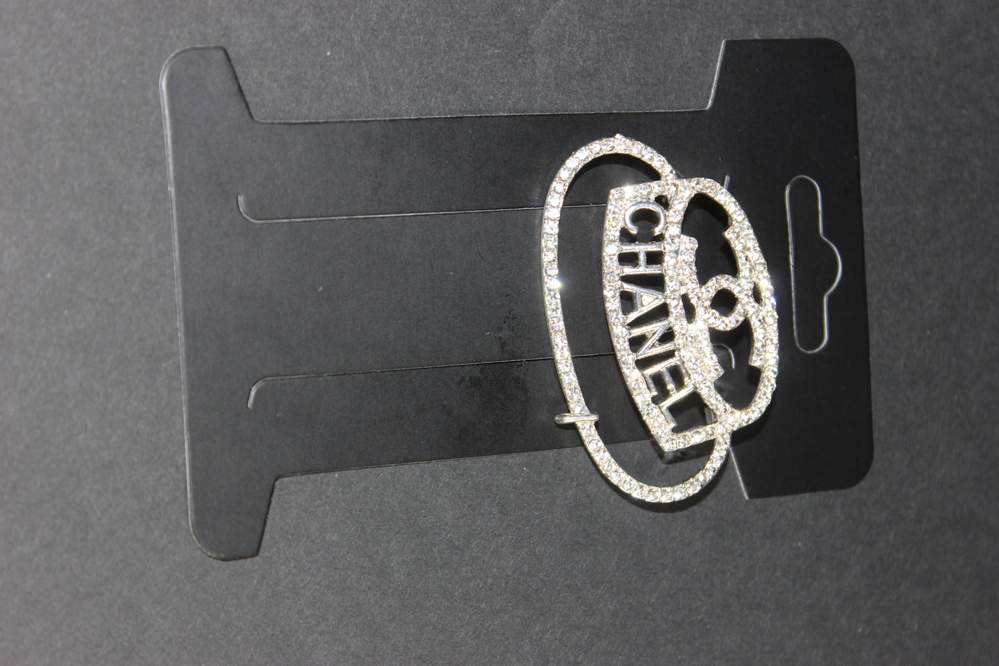 Silver Rhinestone Brooch/Pin