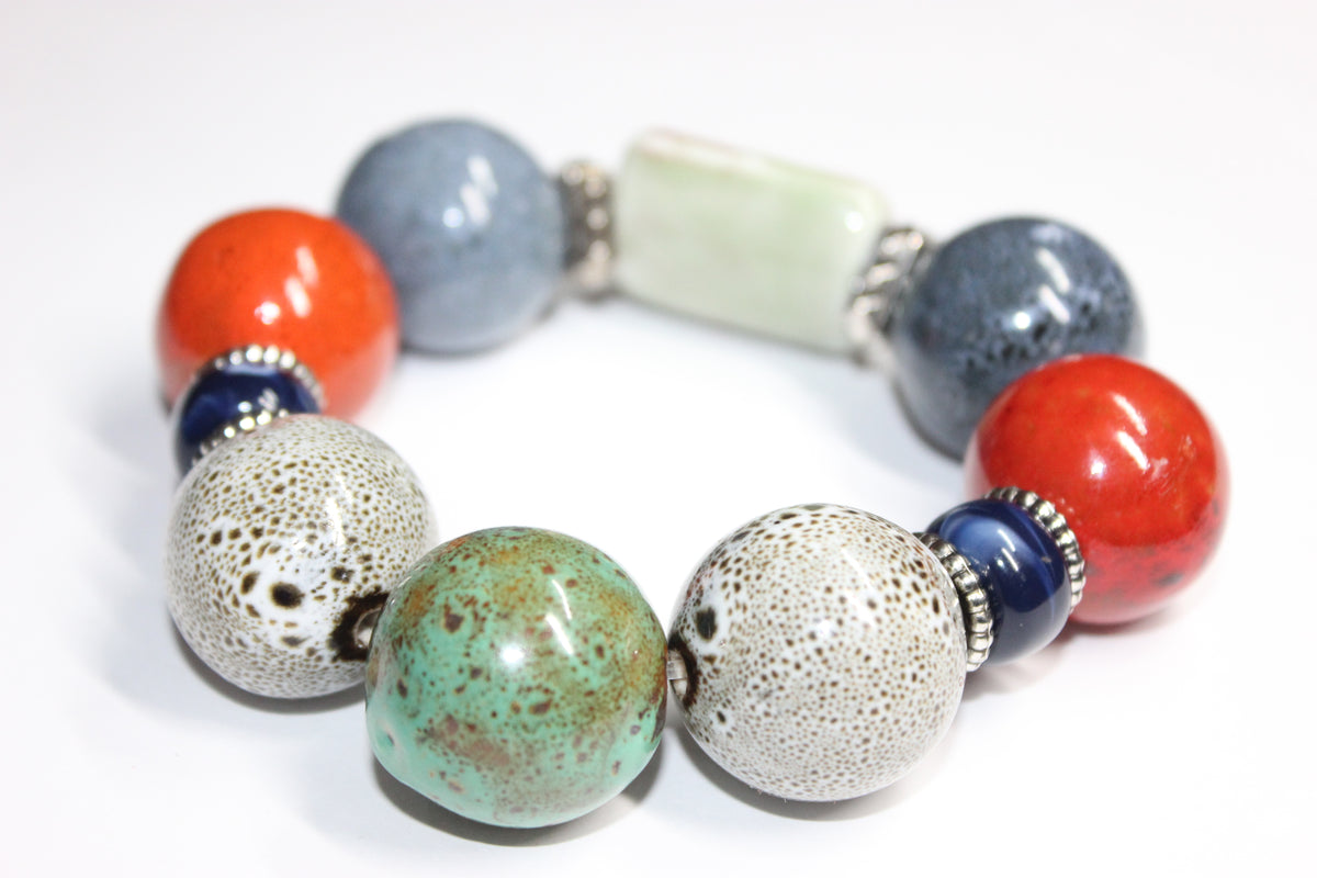 Gemini Large Beaded Bracelet