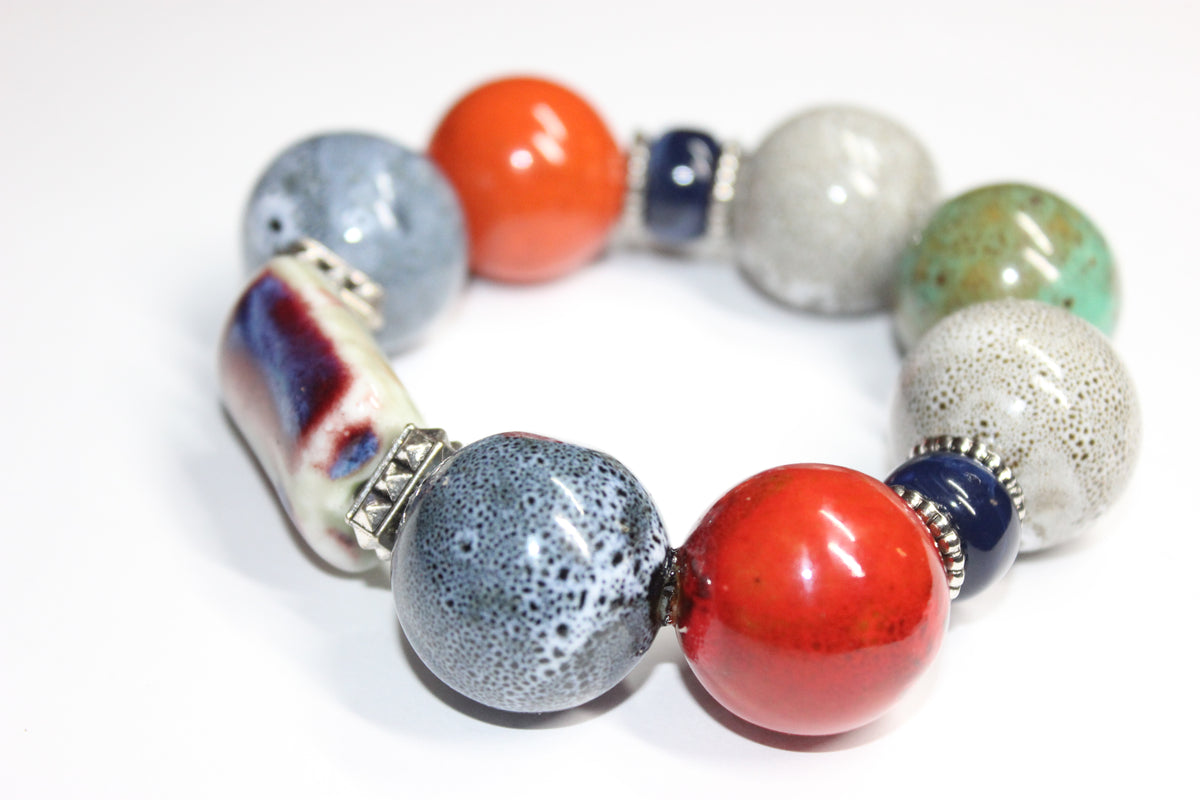Gemini Large Beaded Bracelet