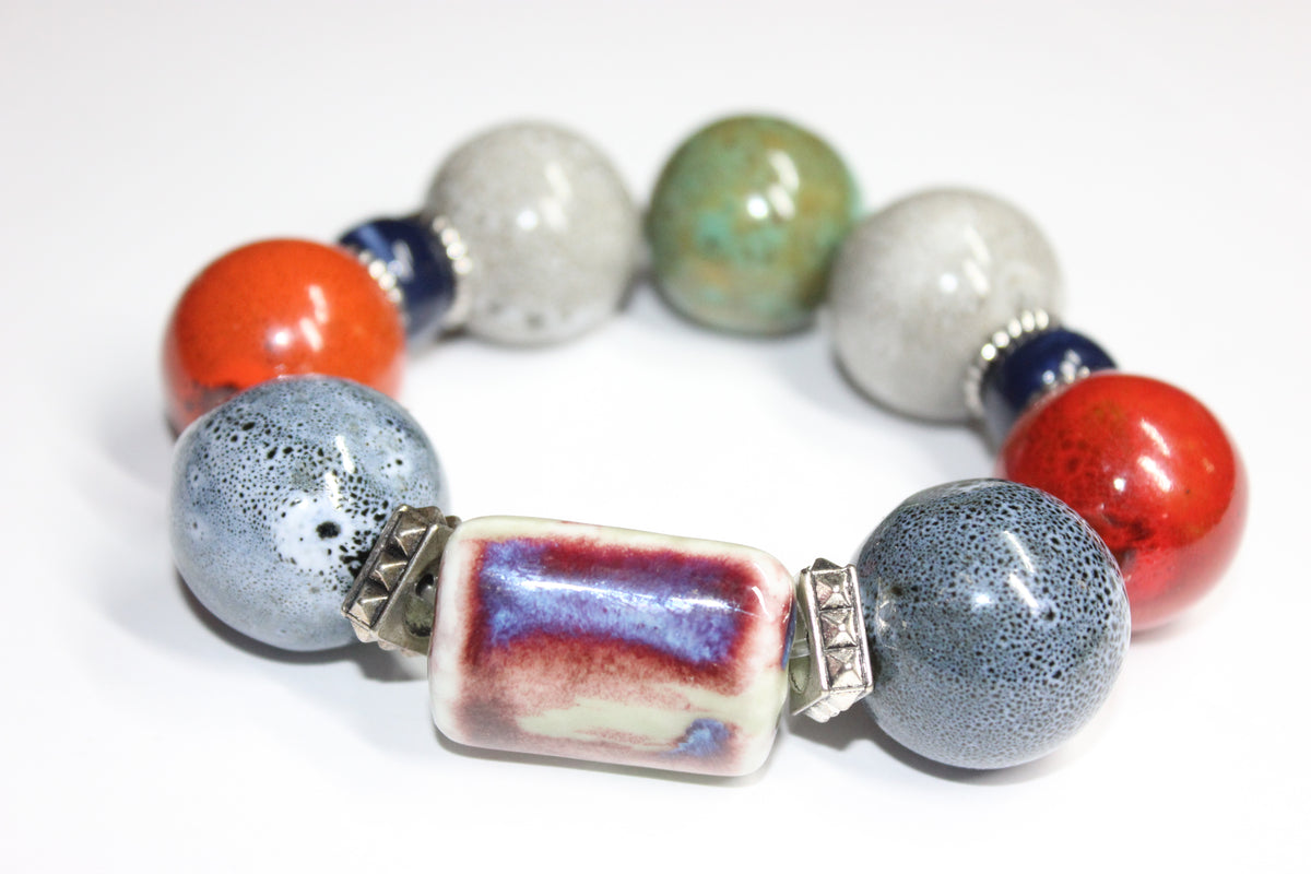 Gemini Large Beaded Bracelet