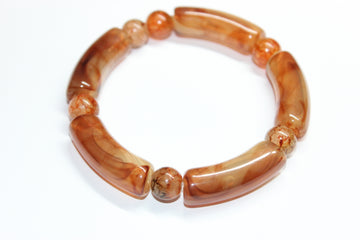 Shades Of Topaz Beaded Bracelet