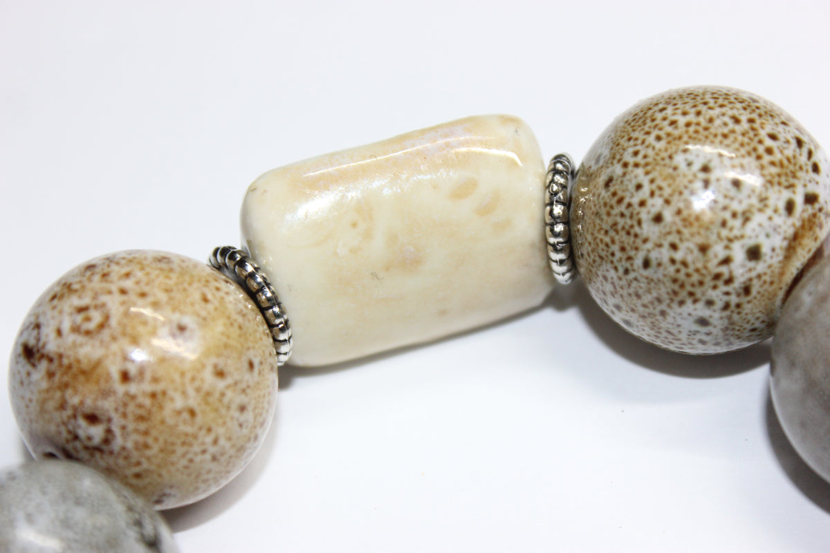 CarrÀge Large Beaded Bracelet