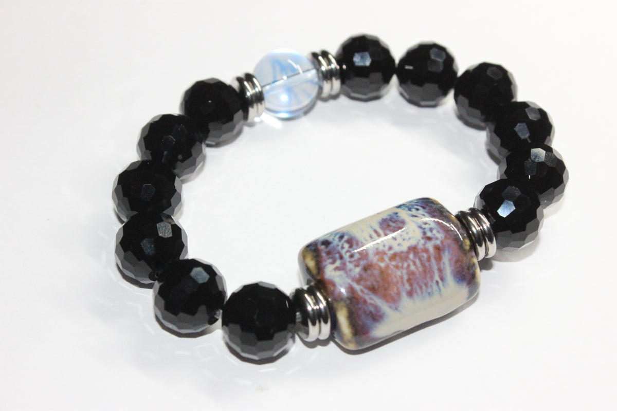 Shades Of Blue & Black Ice Bracelet