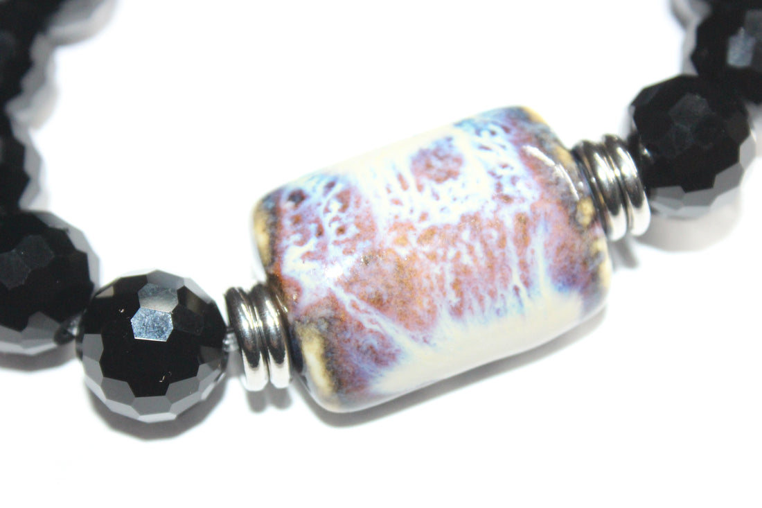 Shades Of Blue & Black Ice Bracelet