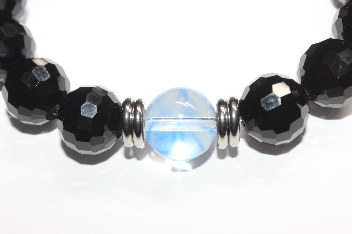 Shades Of Blue & Black Ice Bracelet