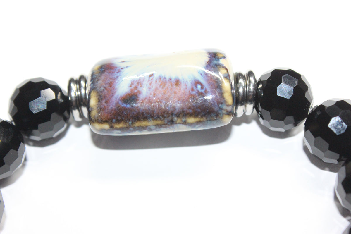 Shades Of Blue & Black Ice Bracelet