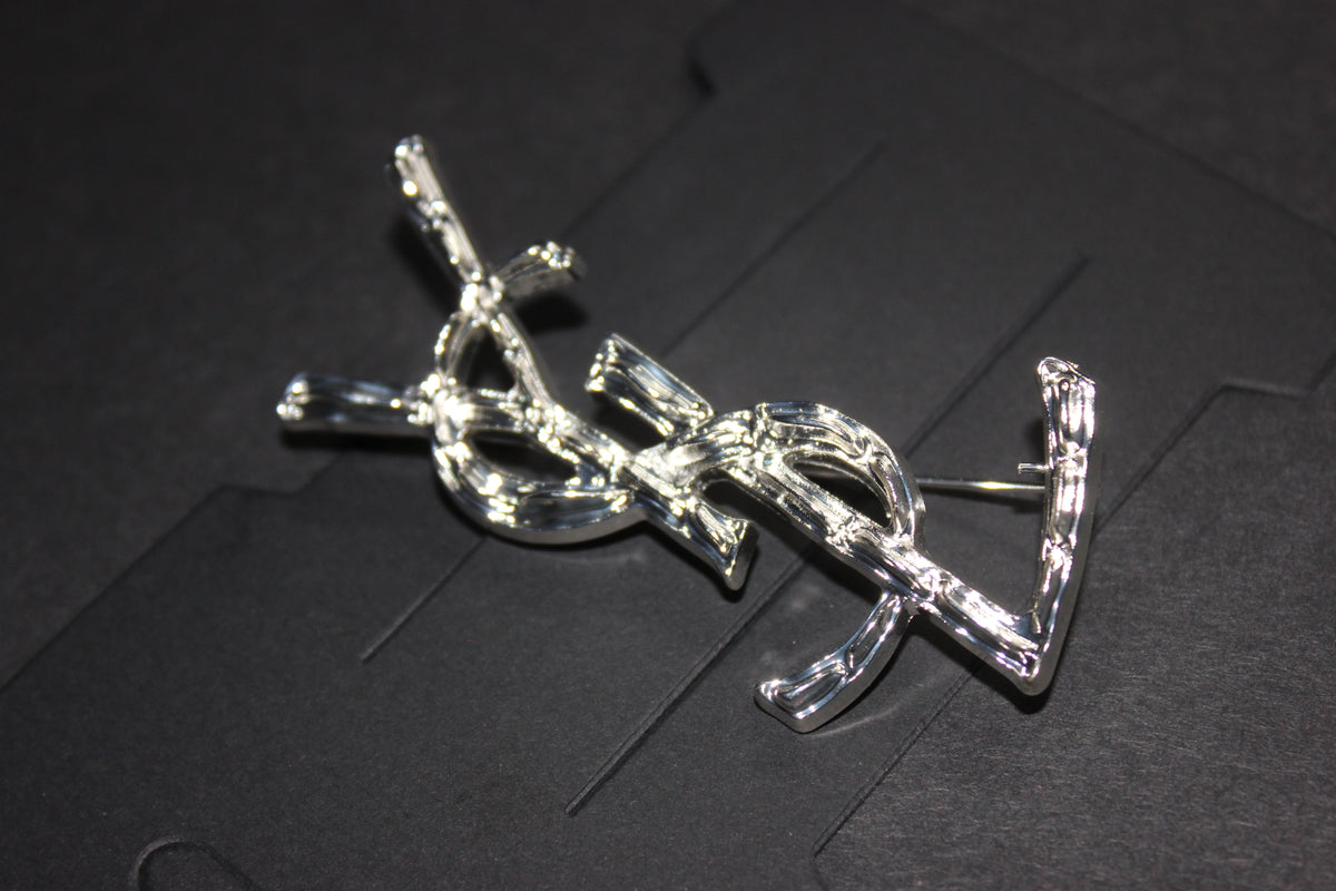 Silver Brooch Pin