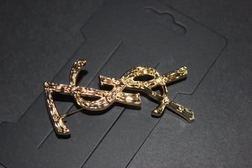 Gold Brooch Pin