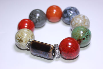 Voltrî Large Gemstone Beaded Bracelet