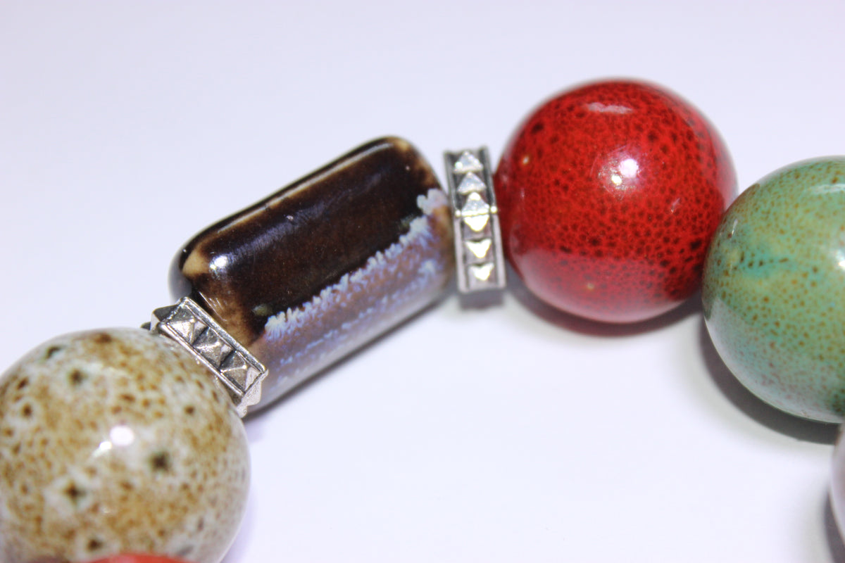 Voltrî Large Gemstone Beaded Bracelet