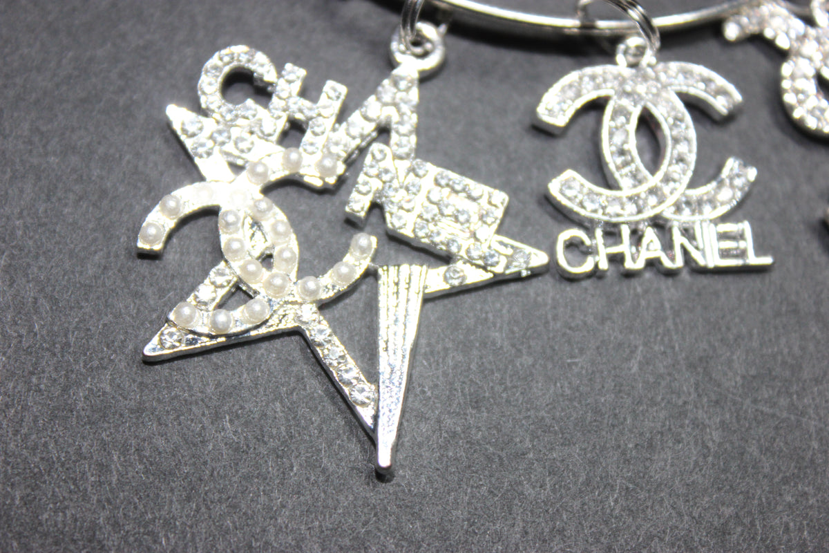 Silver Charm Bangle